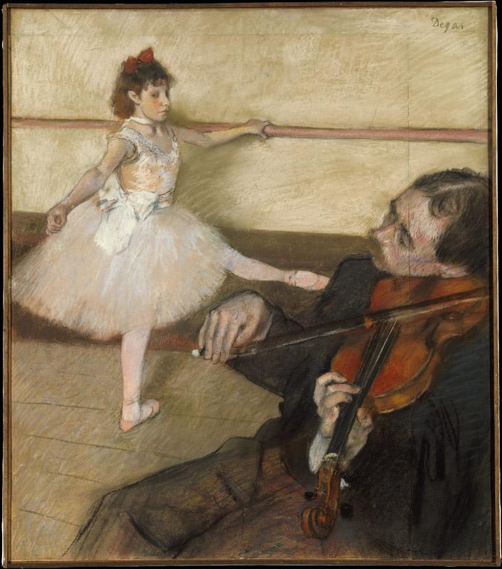 Edgar Degas--The Dance Lesson