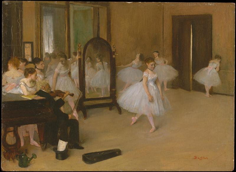 Edgar Degas--The Dancing Class
