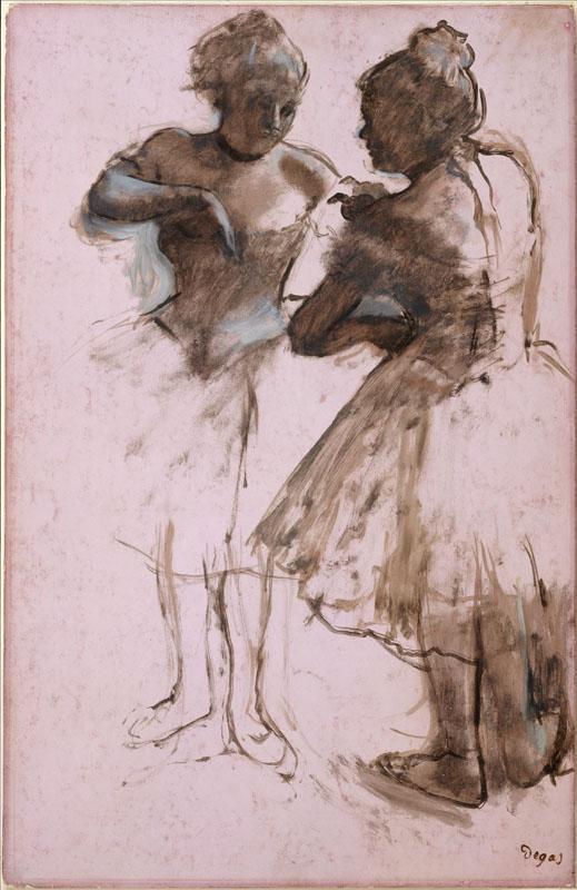 Edgar Degas--Two Dancers1