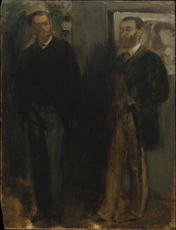 Edgar Degas--Two Men