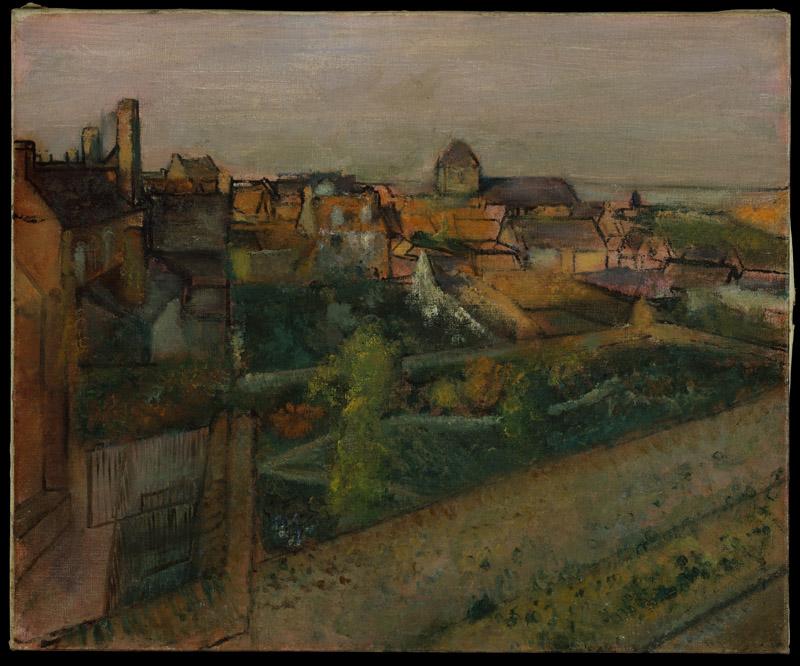 Edgar Degas--View of Saint-Valery-sur-Somme