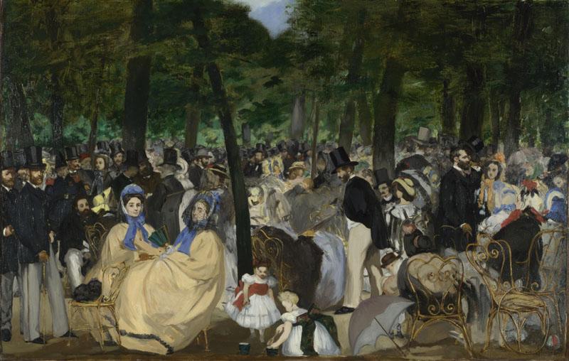 Edouard Manet - Music in the Tuileries Gardens