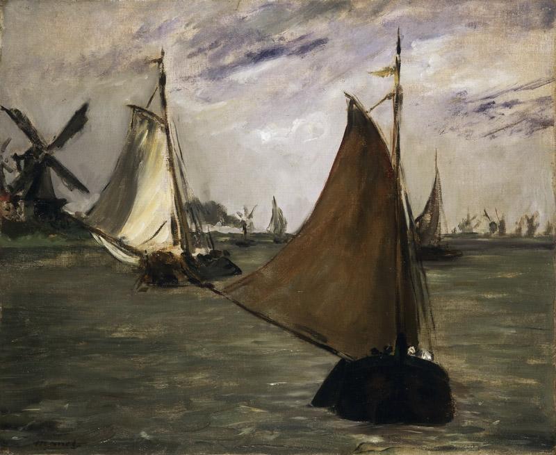 Edouard Manet, French, 1832-1883 -- Marine in Holland