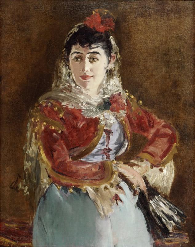 Edouard Manet, French, 1832-1883 -- Portrait of Emilie Ambre as Carmen