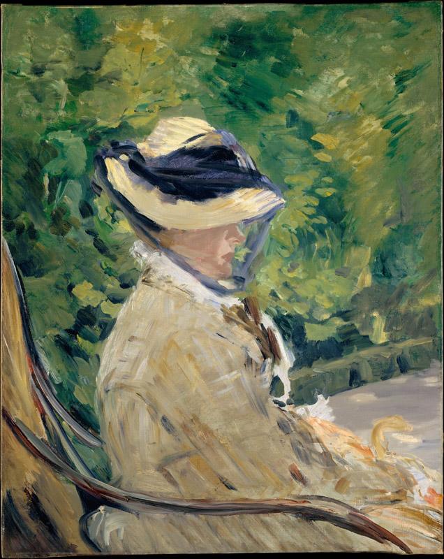 Edouard Manet--Madame Manet (Suzanne Leenhoff, 1830-1906) at Bellevue