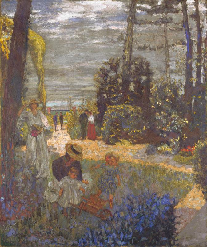 Edouard Vuillard - The Terrace at Vasouy, the Garden