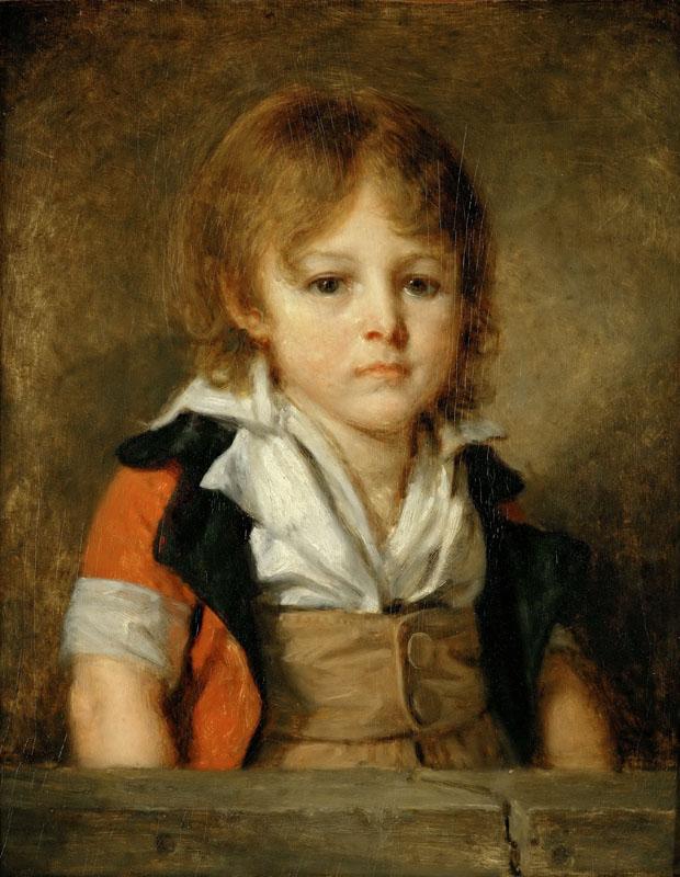 Edouard-Francois Bertin in childhood