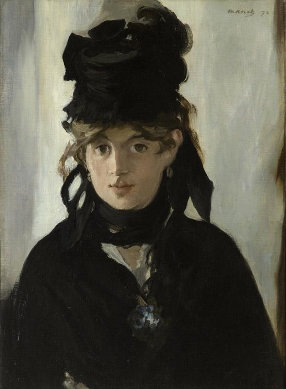 Edouard Manet - Berthe Morisot With a Bouquet of Violets
