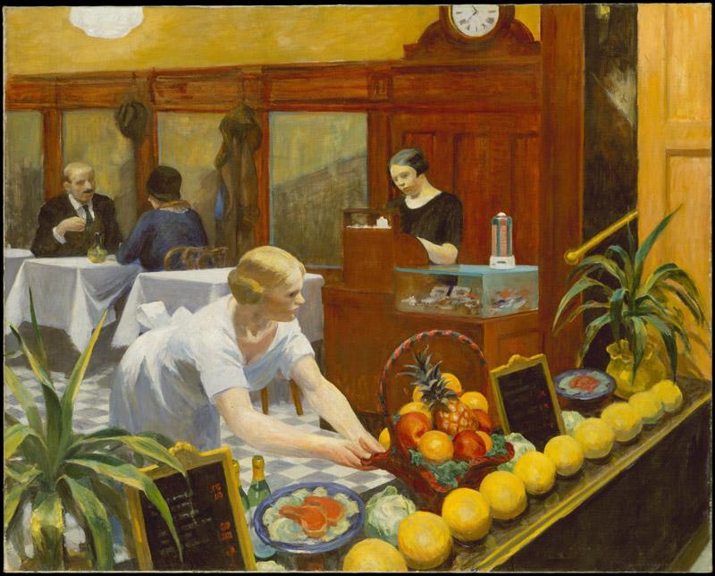 Edward Hopper--Tables for Ladies
