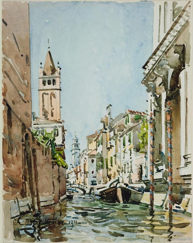 Edward Darley Boit - Rio di San Barnaba, Venice