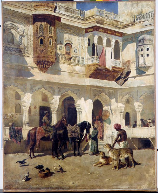 Edwin Lord Weeks--The Rajah Starting on a Hunt