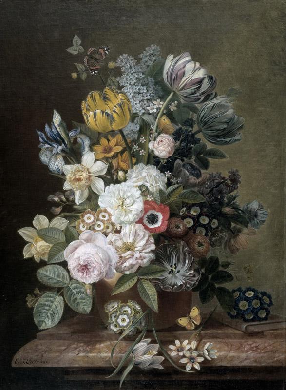 Eelkema, Eelke Jelles -- Stilleven met bloemen, 1815-1839