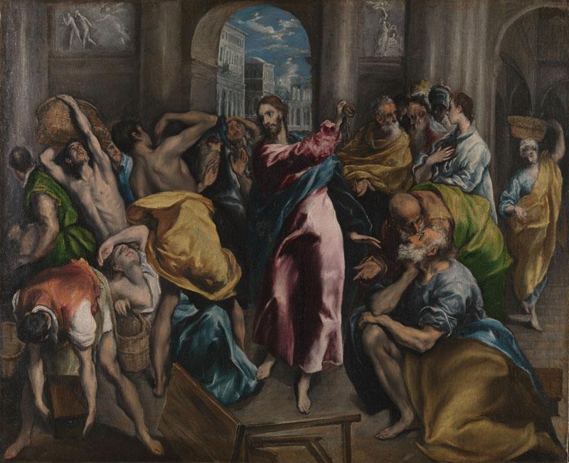 El Greco - Christ driving the Traders from the Temple