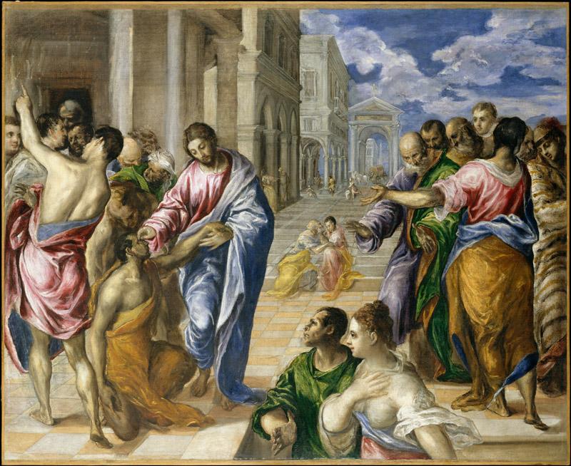 El Greco--The Miracle of Christ Healing the Blind