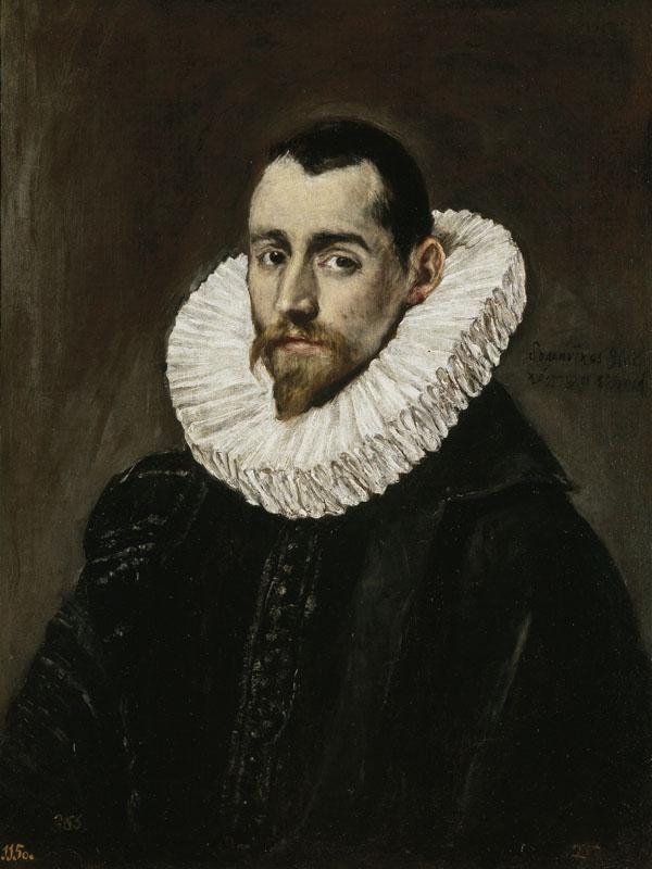 El Greco-Caballero joven-65 cm x 49 cm