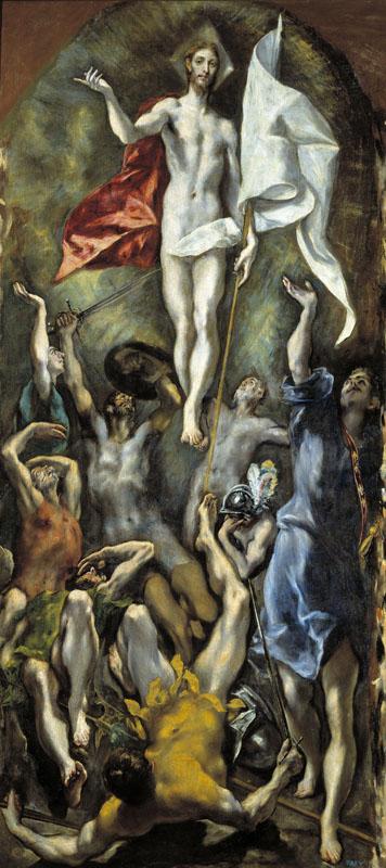 El Greco-La Resurreccion-275 cm x 127 cm