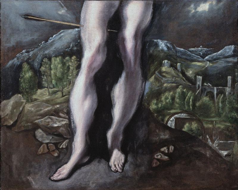 El Greco-Piernas de San Sebastian-91 cm x 115 cm