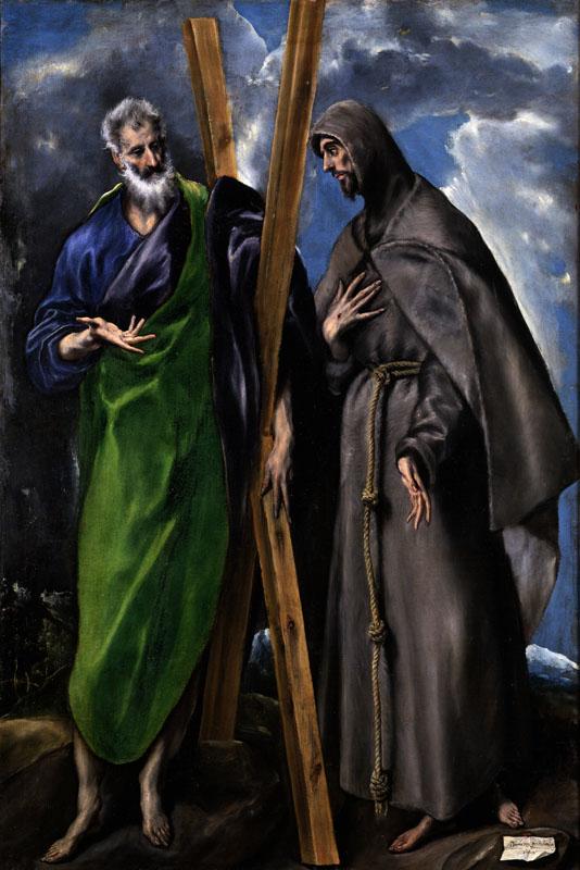 El Greco-San Andres y San Francisco-167 cm x 113 cm
