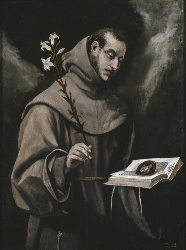 El Greco-San Antonio de Padua-104 cm x 79 cm
