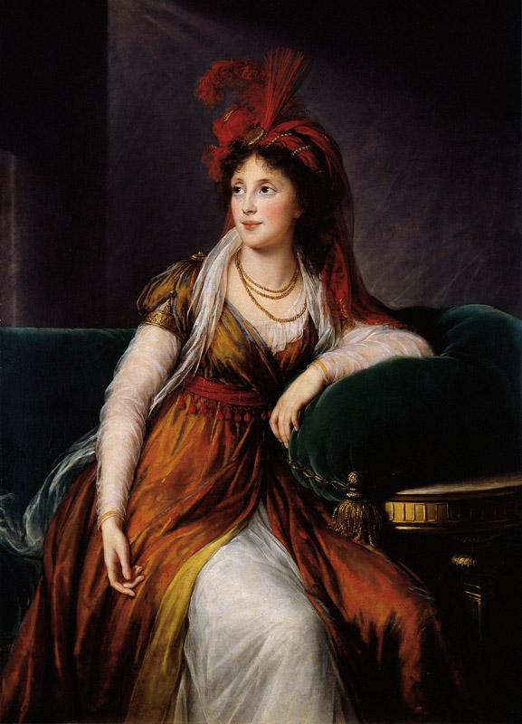 Elisabeth Louise Vigee-Lebrun - Princess Anna Alexandrovna Galitzin, c.1797