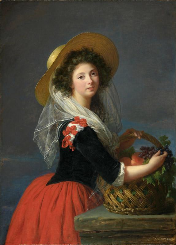 Elisabeth-Louise Vigee Le Brun - Portrait of Marie Gabrielle de Gramont, Duchesse de Caderousse,