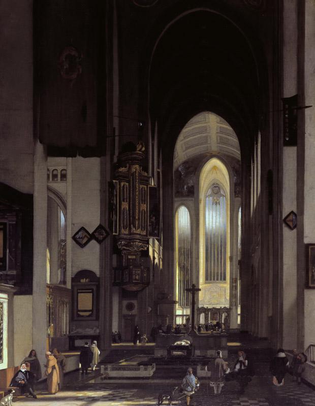 Emanuel de Witte - Interior of an Imaginary Catholic Church