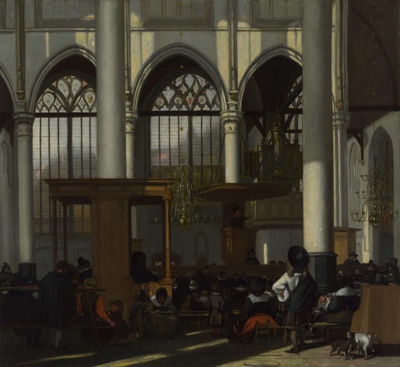 Emanuel de Witte - The Interior of the Oude Kerk, Amsterdam II