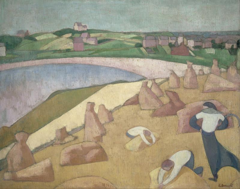 Emile Bernard - Harvest by the Sea