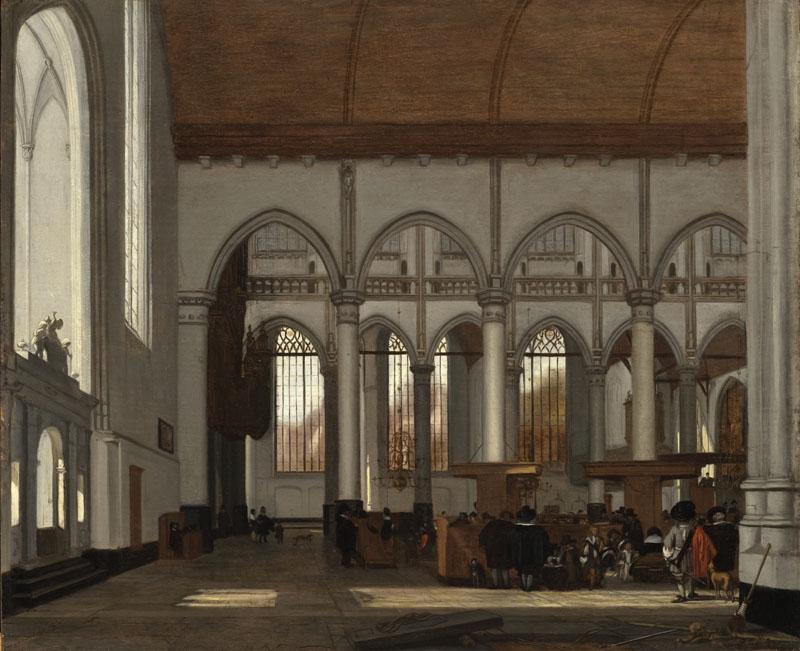Emmanuel de Witte - Interior of the Oude Kerk, Amsterdam