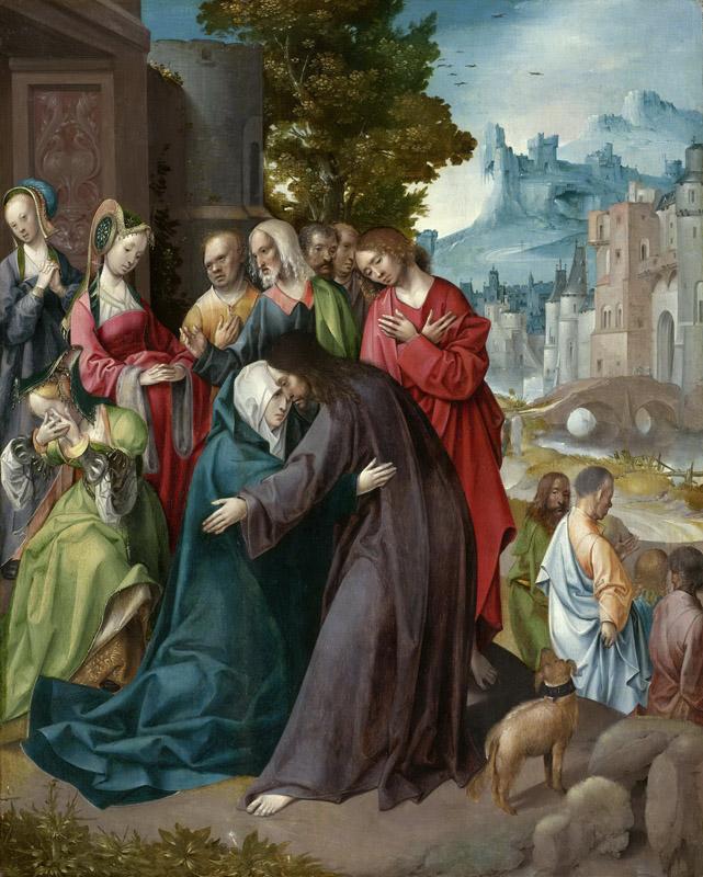Engebrechtsz., Cornelis -- Christus neemt afscheid van Maria, 1515-1520