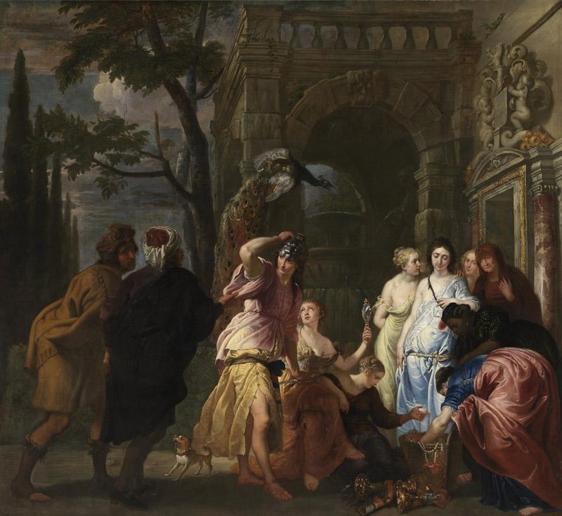 Erasmus Quellinus II - Achilles and the daughters of Archimedes