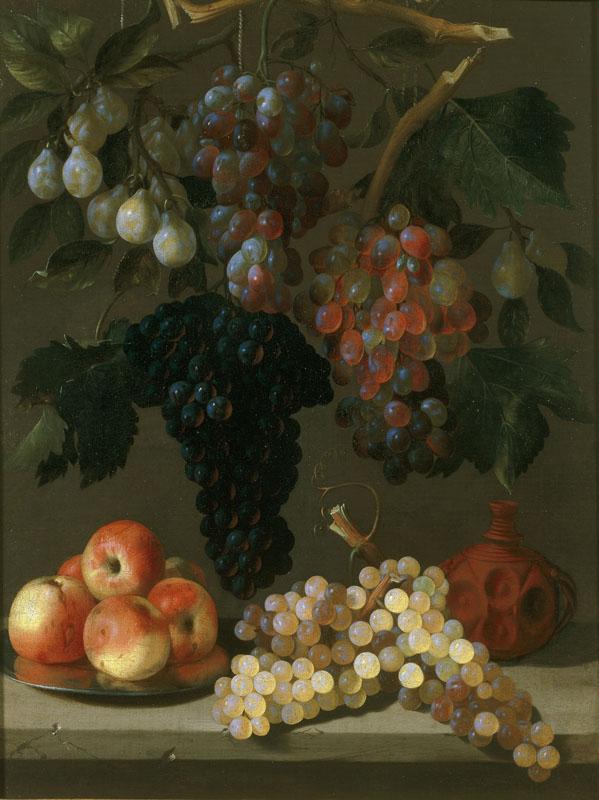 Espinosa, Juan de-Bodegon de uvas, manzanas y ciruelas-76 cm x 59 cm