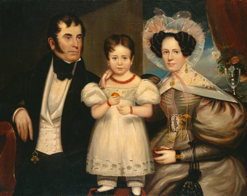 Ethan Allen Greenwood - Portrait of a Family, ca. 1835