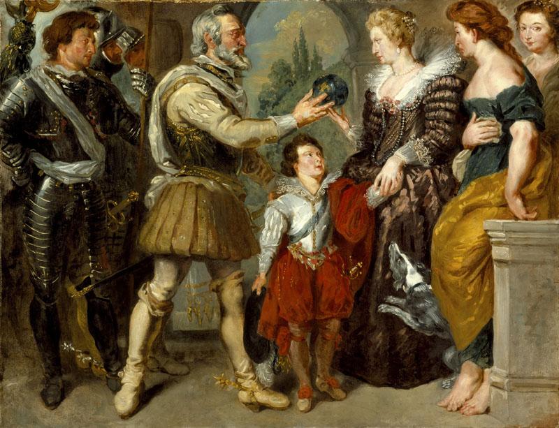 Eugene Delacroix - Henri IV Conferring the Regency upon Marie de Medici