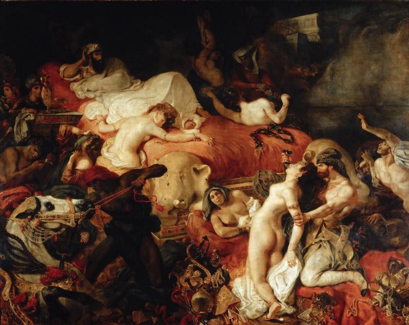 Eugene Delacroix -- Death of Sardanapalus