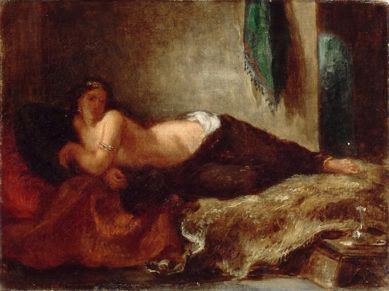 Eugene Delacroix -- Odalisque