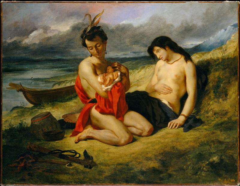 Eugene Delacroix--The Natchez