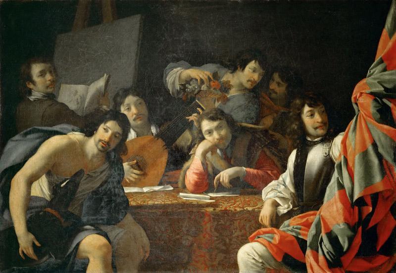 Eustache Le Sueur (1616-1655) -- Reunion of Friends