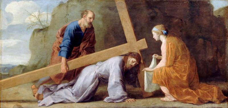 Eustache Le Sueur -- Jesus carrying His Cross
