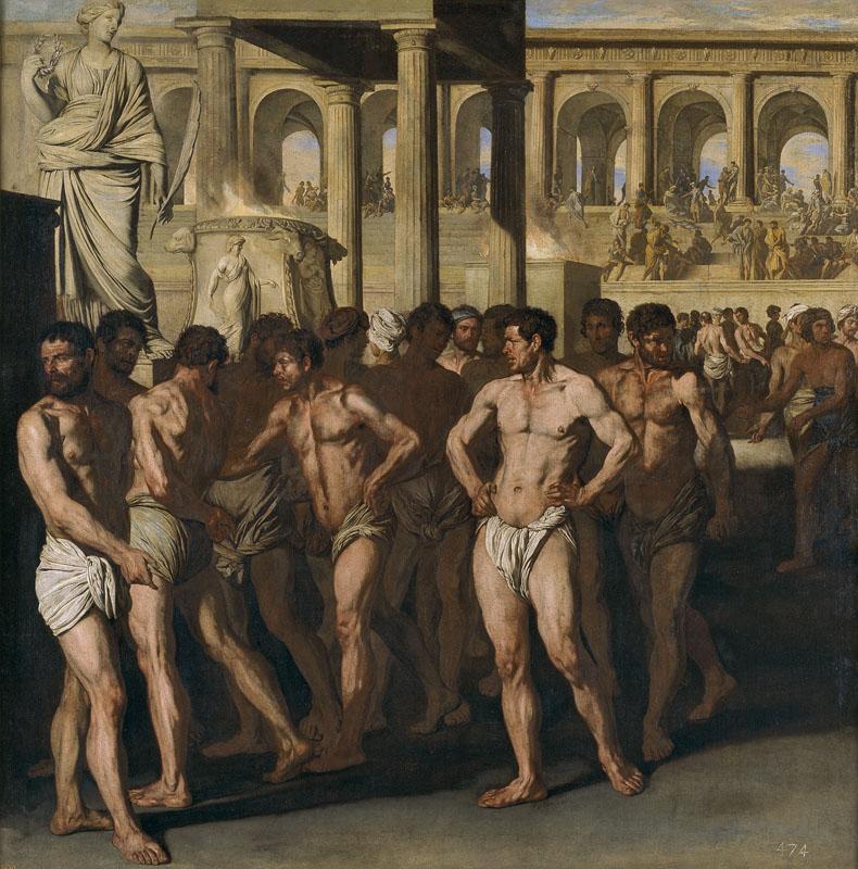 Falcone, Aniello-Gladiadores-186 cm x 183 cm