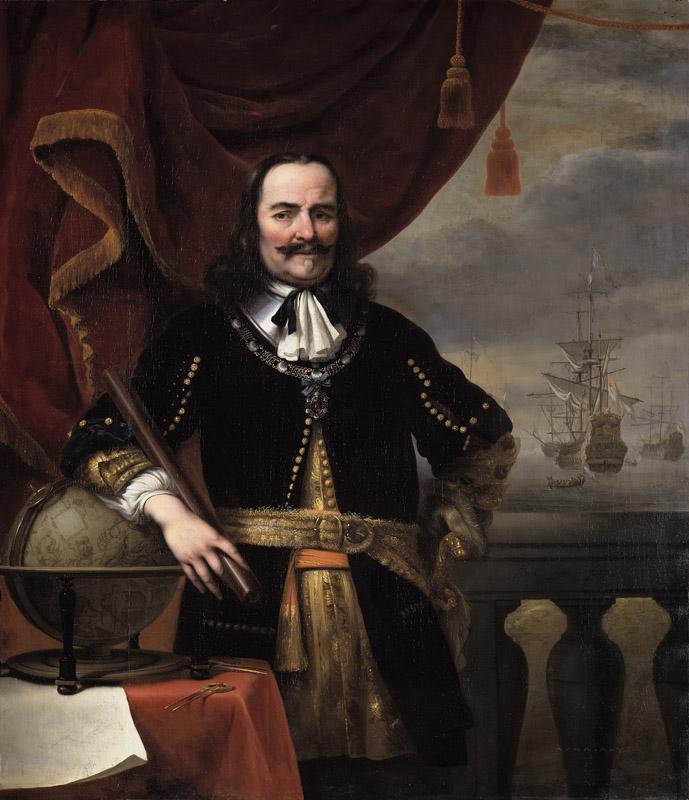 Ferdinand Bol - Portrait of Michiel de Ruyter