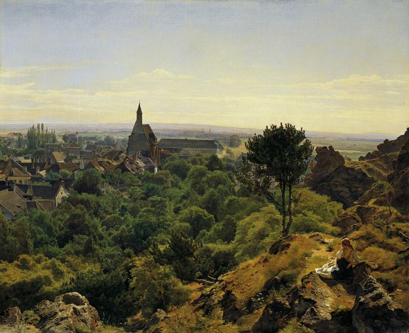 Ferdinand Georg Waldmuller - View of Modling, 1848