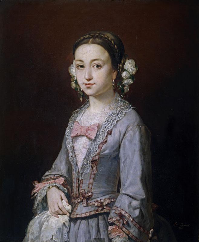Ferrant y Llausas, Luis-Isabel Aragon de Escolar-79,5 cm x 65,8 cm