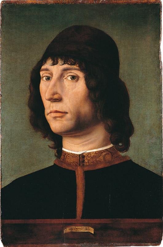 Filippo Mazzola - Portrait of Captain Leonardo Baiardi, 1498