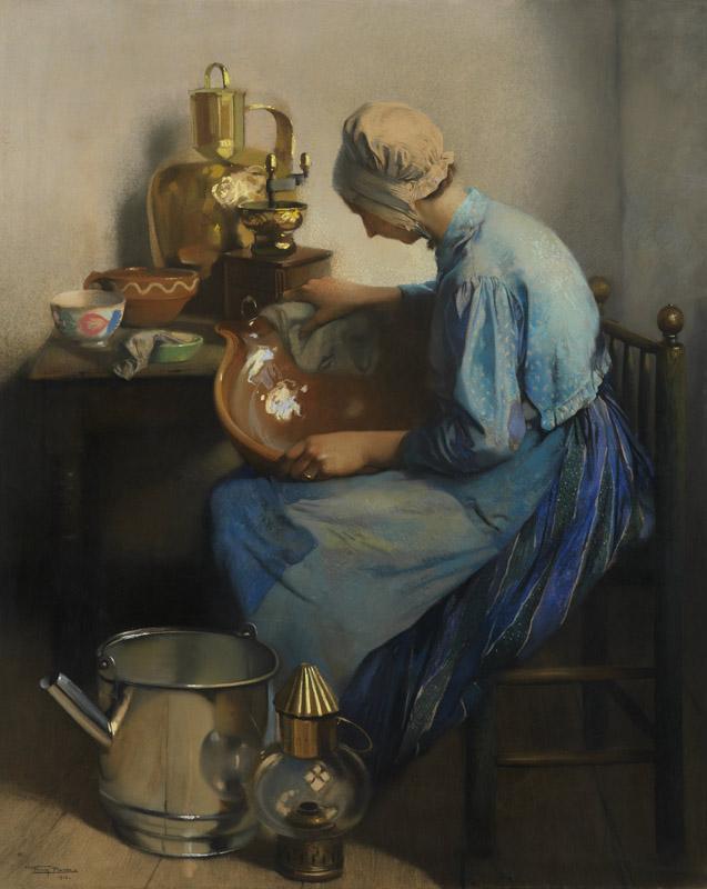Firmin Baes - The cleaning lady