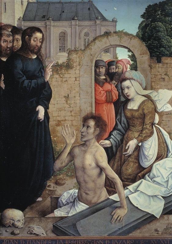 Flandes, Juan de-Resurreccion de Lazaro-110 cm x 84 cm