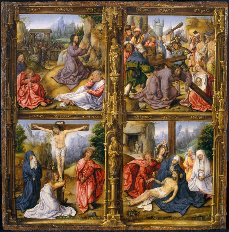 Follower of Bernard van Orley--Four Scenes from the Passion