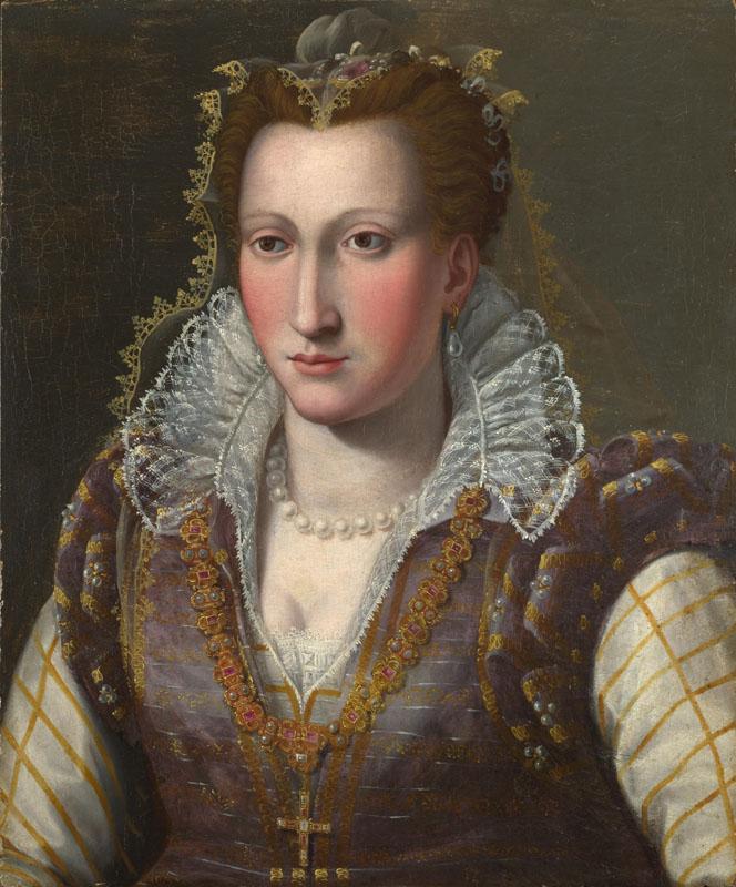 Follower of Bronzino - Portrait of a Lady