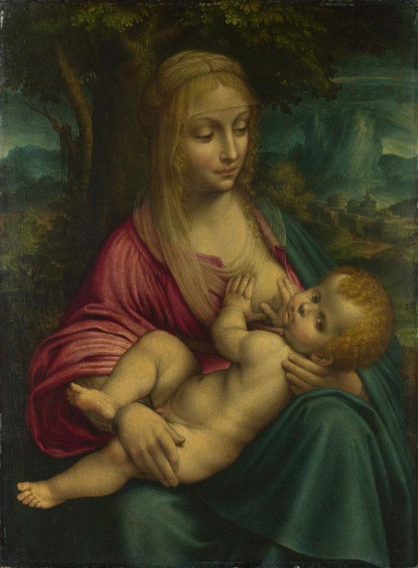 Follower of Leonardo da Vinci - The Virgin and Child