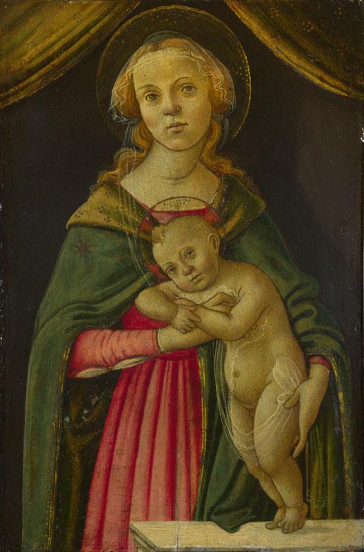 Follower of Sandro Botticelli - The Virgin and Child